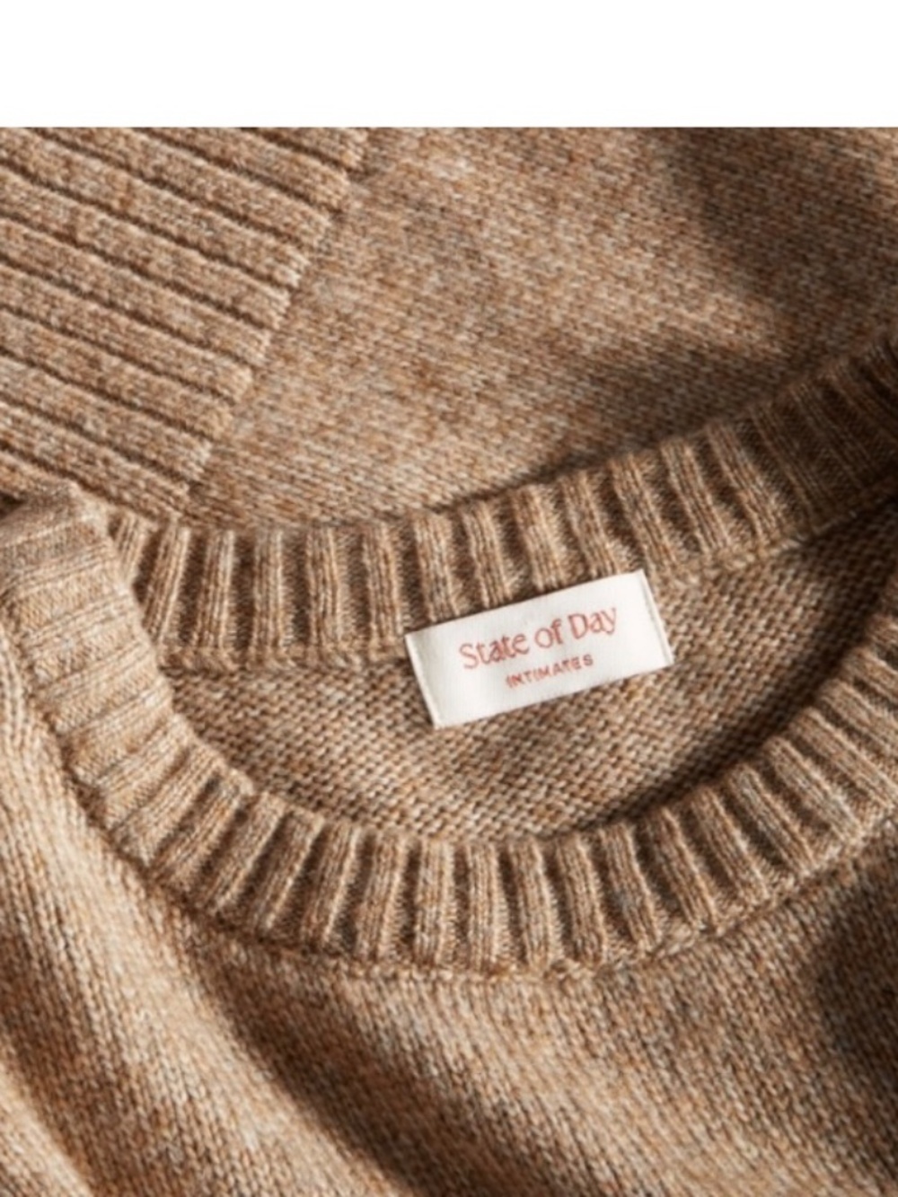 State of Day Women's Indulge & Rest Sweater Loungewear Set, Taupe, Cozy - NWT - Picture 3 of 3